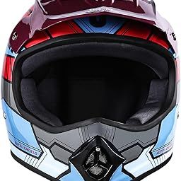 Royal Enfield Motocross Kids ISI Certified Helmet Chase FF Mx Multi Abs Gl B (Y-L) 54 with High Impact Grade Thermoplastic for Superior Impact Protection-15