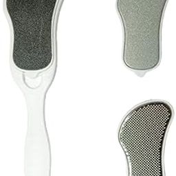 Facejewel Callus Remover for Feet, 3 in 1 Professional Multicolour Pedicure Tools Set Stainless Steel Foot Care,-2