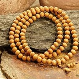 FUKREY Orignal Sandalwood Meditation Mala, White Sandalwood 108+1 Beads Rosary Chandan Japa mala with Tassel for Meditation, Pooja, Chanting, Wearing; by Fukrey HastKala Kendra (8MM) For Unisex Adult-image-33