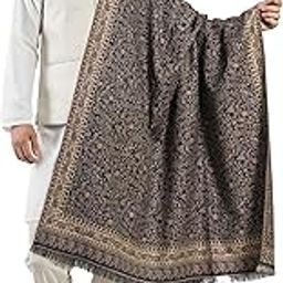 MANRA Men's Kaani Kashmiri Woolen, Jamawar Design Warm Shawl_Kani Shawl 995-image-60
