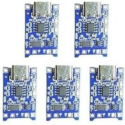 TP4056 C-TYPE Lithium Battery Charging Converter with Overcharge Discharge Over-Current Protection Charging Board (5V,18650) (Pack of 5)-29