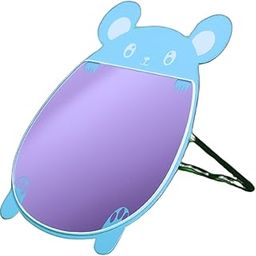 Dreamz Gallery Metal Mouse Bear Mirror – Cute Cartoon Animal Makeup Mirror for Daily Use, Durable Metal Frame with Glass Surface, Compact Vanity Mirror for Girls & Women-image-69