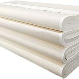 MEGREZ Chinese Watercolor Practice Chinese Japanese Calligraphy Writing Sumi Drawing Xuan Rice Paper Without Grids 100 Sheets/Set - 34 x 68 cm (13.38 x 27.77 inch),Half Sheng Shu (Half Raw Ripe) Xuan-picture-26