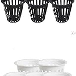 VELURA 40pcs Garden Net Cups Basket Hydroponic Aeroponic Planting Grow Mesh Pots|40 Pieces Planting Basket| Baskets, Pots & Window Boxes| Yard, Garden & Outdoor Living-image-33