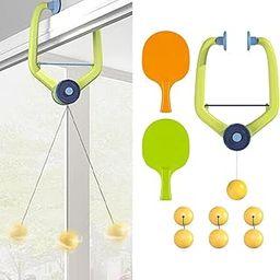 kesig® Indoor Hanging Table Tennis with Balls for Family School Birthday Gifts Hanging Table Tennis|Hanging Table Tennis Ball for Kids|Hanging Table Tennis Trainer Ping Pong Ball-26