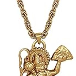 Bajrangbali Pavanputra Hanuman Pendant with Rope Chain for Men and Women (PAPS1101735PR)-image-90