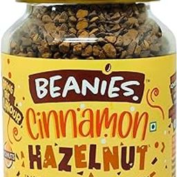 Beanies Cinnamon Hazelnut Flavor Instant Coffee, 50g | Sweet cinnamon with rich hazelnut | Naturally Flavoured | 100% Australian | Freeze- dried | Vegan | Nut-free-image-3