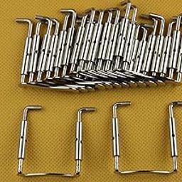 SG Musical Silver Metal Violin Chin Rest Clamp screw 4/4, Violin Parts Accessories (1 pc.)-image-41