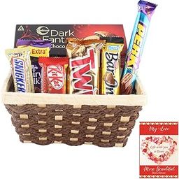 SFU E Com Dark Fantasy Choco Gift Hamper | Valentine Chocolate With Love Greeting Card | Valentine Chocolate Hamper | 460-9