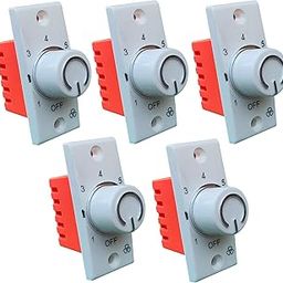 HIRU� Switch 7 Step - Fancy Fan Regulator for Home & Office (Non Modular, Pack of 5)-picture-1