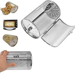 Set of 2 Nuts Beans Peanut 12 * 18cm Roast Basket Crisper Stainless Steel Oven for Toaster-picture-17