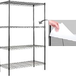 EFINE 4-Shelf Shelving Unit, Adjustable, Heavy Duty Carbon Steel Wire Shelves, 200lbs Loading Capacity Per Shelf, Shelving Units and Storage for Kitchen and Garage (30L x 14W x 47H)-17