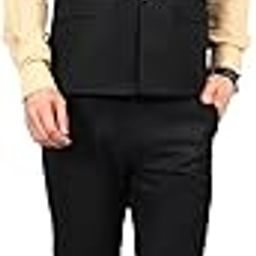 Men's Poly Viscose Black Modi Nehru Jacket-picture-21