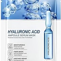 Exclucity Vitamin C Serum Ampoule Face Mask Sheets - Korean Skincare with Hyaluronic Acid for Moisturizing and Self-Care - Exquisite Beauty Plant Fruit Facial Care for Women's Home Spa-image-59