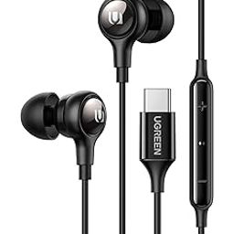 UGREEN USB C Earphones, Wired Headphones with Volume Control Noise Cancelling, HiFi Stereo Wired Earbuds Compatible with iPhone 16 15 Pro Max iPad Pro 2022 Galaxy S23/S22 Ultra Google Pixel 7/6-image-63