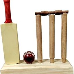 ARM™ Show Piece Miniature Cricket Bat Stump and Cricket Ball Autograph Cricket Bat for Signature with Mini Cricket Ball and Stump Use for Show Piece and Gift Purpose Handicraft-image-12