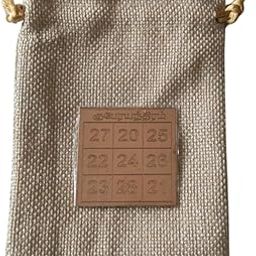 Sidkuil Puja Store 2" x 2" Inch Copper Kubera Yantra-image-20