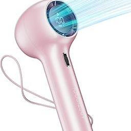 ARCTICOOL High Speed Portable Fan - 100 Speed Adjustable Mini Fan - With Screen Display Hand Fan - Lightweight Design, Low Noise, and Easy Portability for Indoor and Outdoor Use (Pink)-image-69