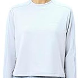 Women's Crew Neck Slim Fit Color Blocked Crop Sweatshirt Quick Dry & Antimicrobial-image-85