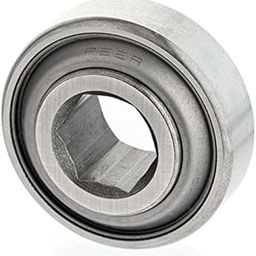 Peer Bearing 205KPP2 Agriculture Bearing, Hex Bore, Two Triple Lip Seals, 0.875" ID, 2.0472" Cylindrical OD, 0.5910" Inner Ring Width, 1" Outer Ring Width-image-77