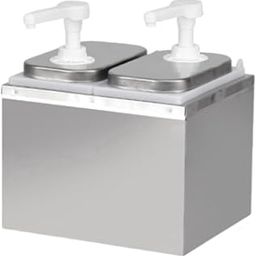 ATORSE Sauce Pump Dispenser 2000 ml Seasoning Condiment Condiment Pump for Home Bar 2L 2 Head-picture-11