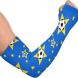 Cooling Arm Sleeves for Men Women UV Sun Protection Arm Covers Soccer Star Compression Sleeves Sports Football Golf Cycling-image-83