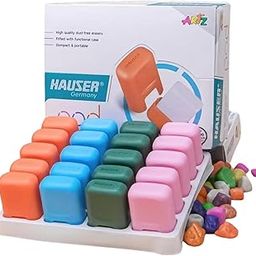 Hauser Pod Erasers – Pack of 10 Soft & Non-Dust Erasers | Smooth Clean Erasing for School, College & Office | Ideal for Pencils | Student Stationery Essentials-picture-25