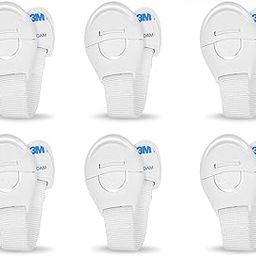 BabyPro (Pack of 6) Baby Infant Child Proofing Safety Locks Latches for Door, Cupboard, Cabinet, Fridge, Drawer Locks, Toilet Seats, Child Safety Cabinet Locks, Child Proof Cabinet Latches (White)-image-76