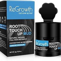 ReGrowth Hair Touch-Up Mud Powder | Instantly Conceals hair loss, Bald Patch and Grey hair | Root Cover up | Sweat Resistant and Stain Proof 24 hour Formula (Dark Brown).-image-29