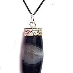 astroghar King Sulemani Black Hakik Sulemani Hakik Akik Protection And prosperity Holy Pendant For Men And Women-picture-19