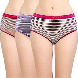 Women Cotton 3PCS Panty Pack in Multi Colors-1711-image-58
