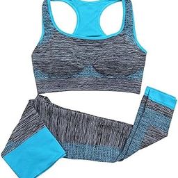 Women Girls Ladies Fitness Workout Sports Gym Running Walking Exercises Yoga Cycling Camping Outdoor Jogging Stretchable Suit Wear Clothing Tracksuit Uniform Slim Leggings Bra for Yoga Gym-image-63