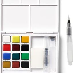 Sakura Koi Watercolors Field Box Set of 12 Colors, Assorted-36