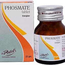 Dr. Patel's Homeopathic Phosmate Tablets | Natural Energy & Immunity Booster | Sleeplessness & Fatigue Relief | Muscle Recovery Aid - 25g (Pack of 1)-image-88