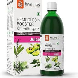 KRISHNA'S HERBAL & AYURVEDA Hemoglobin Booster Juice - 500 Ml|Helps To Improve Your Haemoglobin Count|Goodness Dev Daru,Kutki,Amla & 13 Other Super Herbs-image-79