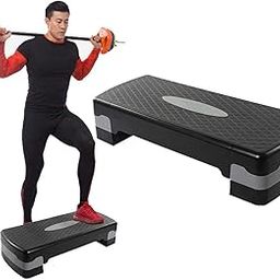 ULTIMAX Fitness Aerobic step Fitness Aerobic Step Platform | Exercise Step | Full and Compact Sizes Workout Deck with Adjustable Riser Height & Non Slip Textured Surface-13