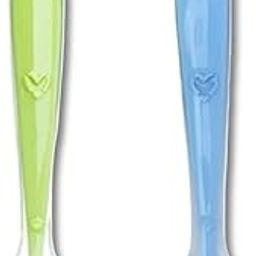 Radha Madhav Baby Feeding Spoon Set of 2 with Ultra Supple 100% Silicone Tip,Bpa Free Material with Food Grade Silicone Tip,Self Feeding Utensil,Baby Weaning Spoon for Kids 4 Months+(Multicolour)-image-50