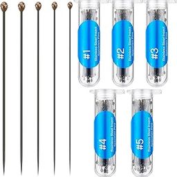 Stainless Steel Insect Pins Kit Specimen Entomology Pins Butterfly Collections Needles Variety Pack for School Lab Entomology Dissection Butterfly Collectors(5 Sizes,250 Pieces)-23