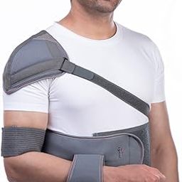 TYNOR Elastic Shoulder Immobiliser, Grey, Large, 1 Unit-12