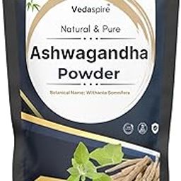 Ashwagandha Powder for Strength, Stress Relief & Mental Clarity – Pure Ayurvedic Herb for Recovery & Anxiety Support | Vedaspire Withania Somnifera | 100g-image-92