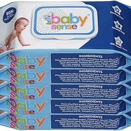 Baby Sense Premium Gentle Soft Cleansing Baby Wet Wipes with Aloe Vera extracts, Jojoba Oil for Mositurizing and Vitamin E Lid 400 Wipes-22