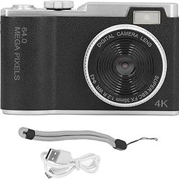 Saluaqui 1080p Digital Camera, 48MP 2.4 Inch Screen 16x Zoom Avoid Shaking Portable Selfie Camera for Travel (Black)-picture-15