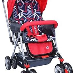 1st Step Yoyo Baby Stroller with 5 Point Safety Harness and Reversible Handlebar Stroller for Baby|360° Swivel Wheel|Large Storage Basket|Kids|Infants|New Born of 0 to 3 Years|Capacity 15kg (Maroon)-14