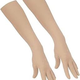 Men's & Women's Cotton Full Hand Summer Gloves for Protection from Sun Burn/Heat/Pollution (Pack of 1 Pair, Cream) - VGSTC46480 | Stylish and Protective Summer Handwea-image-38