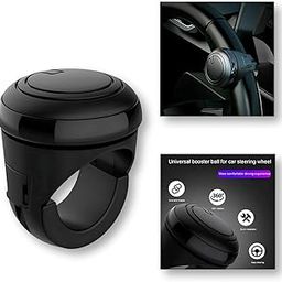 Drumstone 𝟏𝟓 𝐘𝐄𝐀𝐑𝐒 𝐖𝐀𝐑𝐑𝐀𝐍𝐓𝐘 Spinner Knob, Driving Helper Booster Metal Bearing Steering Wheel Universal Fit Spinner Knob, Driving Steering Wheel Knob Vehicle Accessory-21