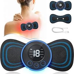 ZOVESTY Body Massager,Wireless Portable Neck Massager with 8 Modes and 19 Strength Levels Rechargeable Pain Relief EMS Massage Machine for Shoulder,Arms,Legs,Back Pain for Men and Women..,-image-33