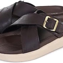 men slippers for daily use which are Stylish, Light Weight, Have a Cushioned Footbed & Arch Support with Soft Upper Material and a Grippy sole. These Sandals for all day wear is ideal for daily or office use, Black, UK Size 7-picture-16