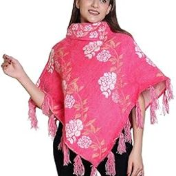 Vivid Color Block Designer Poncho_L-image-3