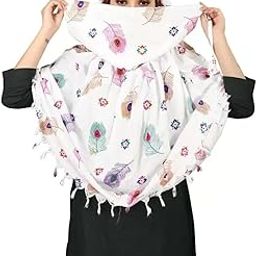 Girl's Scarf Latest Cotton Made - Full Face Cover, Head, Hair Face Protection - Sun Protection-picture-48