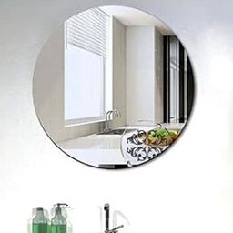 ARYAANSH 12 Inch Round Wall Mirror ? Decorative Frameless Mirror for Bedroom, Washroom & Office-image-91